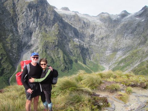Ruth & Andrew, Milford Track, 2015